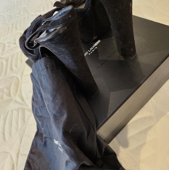 SAINT LAURENT PLATFORM Sandals 👡 - Picture 2 of 12